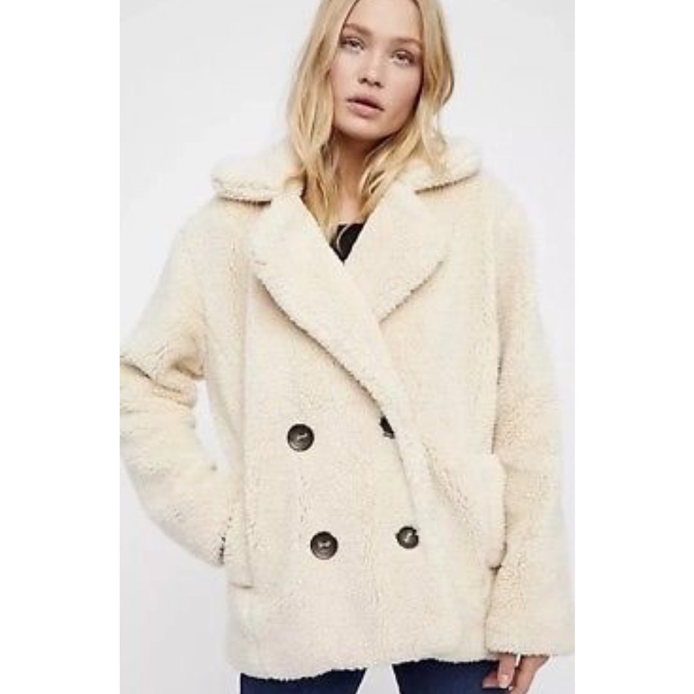 Free people faux fur coat